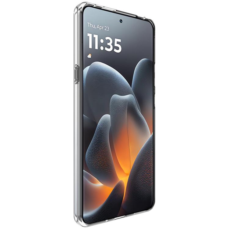 For Motorola Moto X70 Air Pro 5G imak UX-10 Series Transparent Shockproof TPU Phone Case - Transparent
