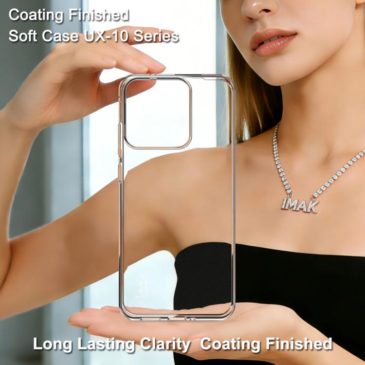 For Motorola Edge 70 Fusion 5G imak UX-10 Series Transparent Shockproof TPU Phone Case - Transparent