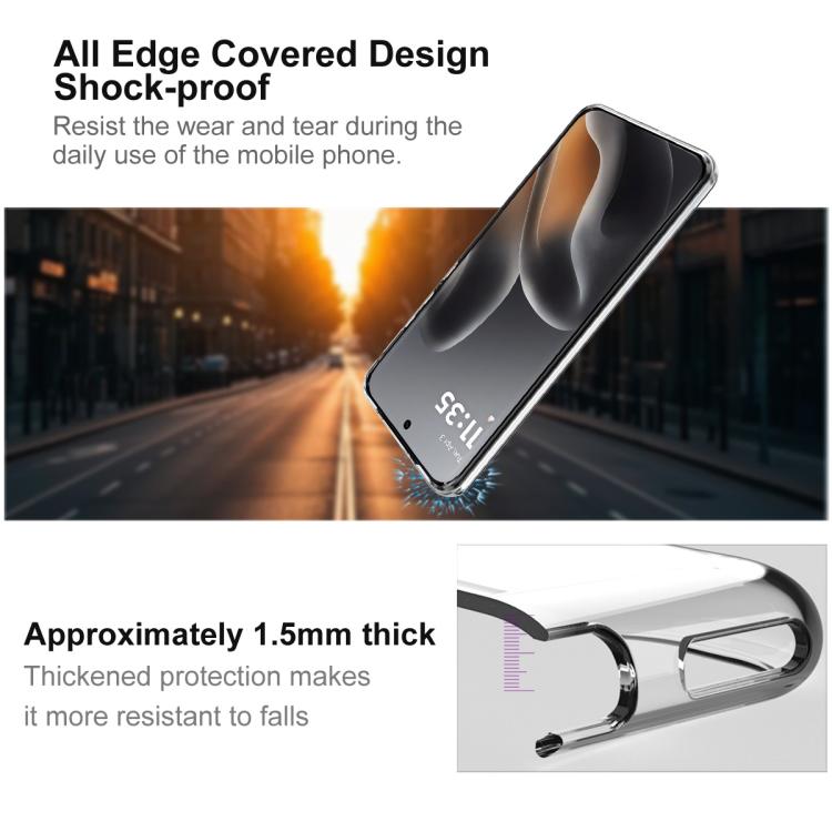 For Motorola Edge 70 Fusion 5G imak UX-10 Series Transparent Shockproof TPU Phone Case - Transparent