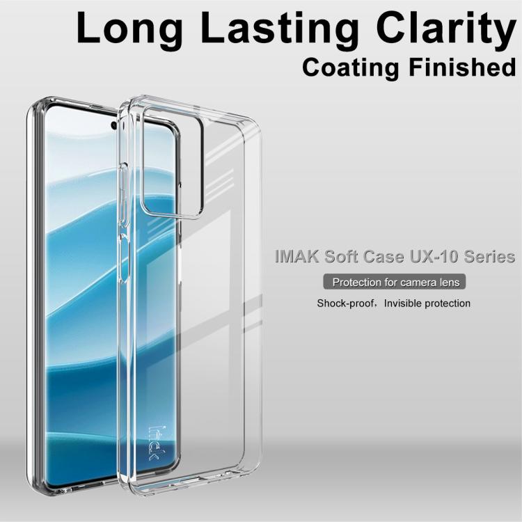 For HMD Pulse 4G / Pulse+ 4G imak UX-10 Series Transparent Shockproof TPU Phone Case - Transparent