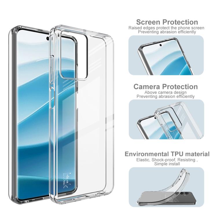 For HMD Pulse 4G / Pulse+ 4G imak UX-10 Series Transparent Shockproof TPU Phone Case - Transparent