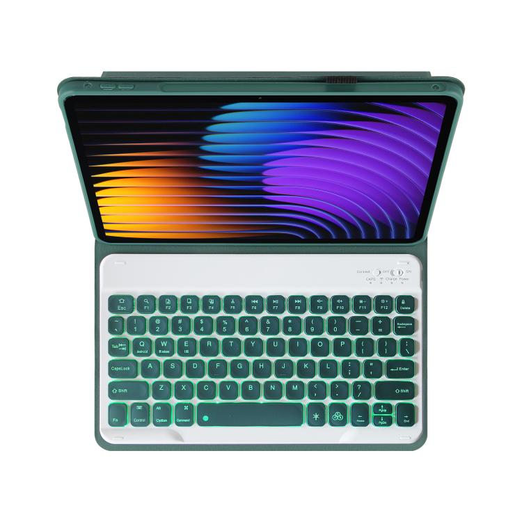 For Xiaomi Pad 7 / Pad 7 Pro 11.2 PXD-MI7 Backlight Voltage Keyboard Leather Tablet Case