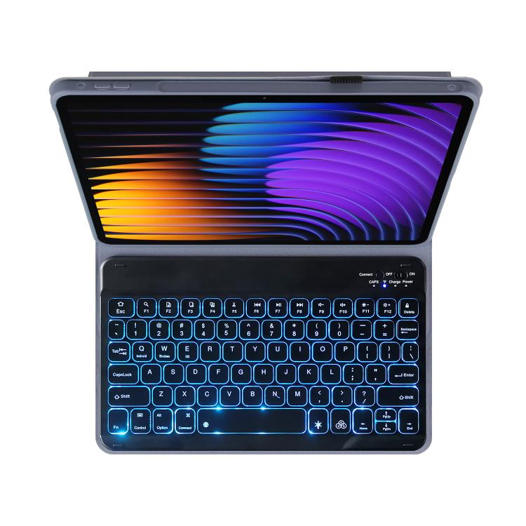 For Xiaomi Pad 7 / Pad 7 Pro 11.2 PXD-MI7 Backlight Voltage Keyboard Leather Tablet Case