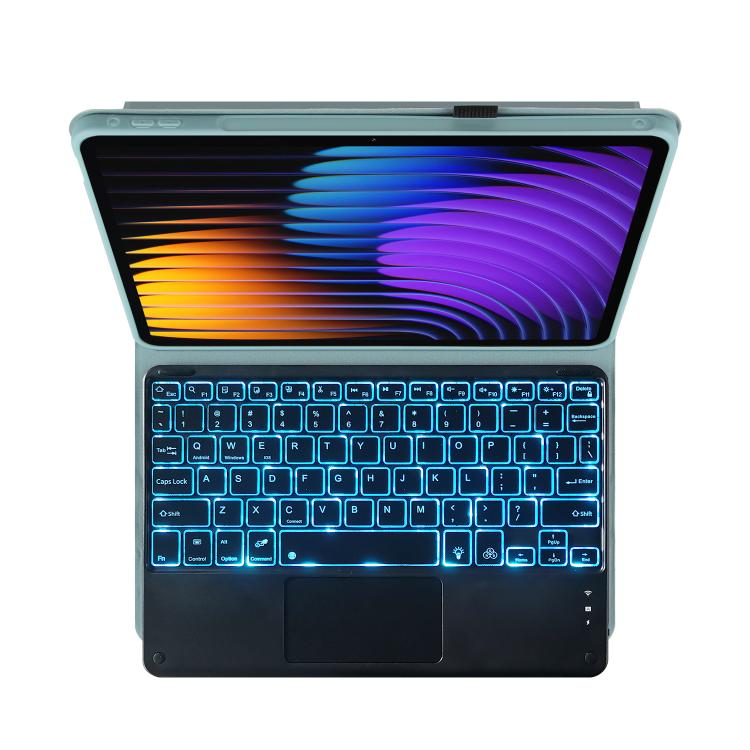 For Xiaomi Pad 7 / Pad 7 Pro 11.2 PST-MI7 Touch Pad Backlight Voltage Keyboard Leather Tablet Case