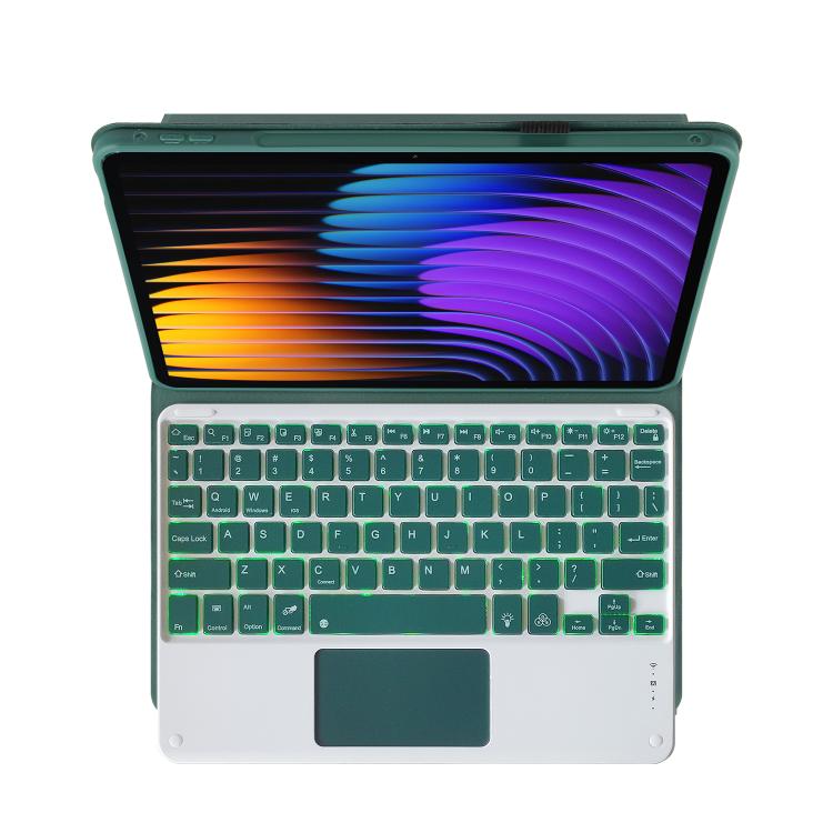 For Xiaomi Pad 7 / Pad 7 Pro 11.2 PST-MI7 Touch Pad Backlight Voltage Keyboard Leather Tablet Case