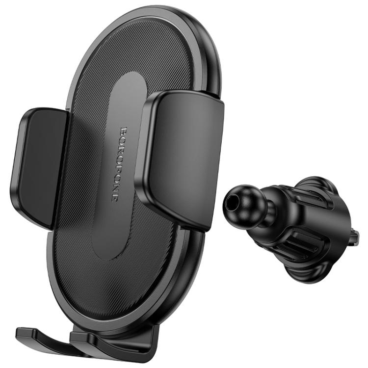 Borofone BH133 Rio Air Outlet Push-type Car Holder - Black