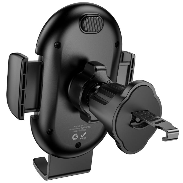 Borofone BH133 Rio Air Outlet Push-type Car Holder - Black