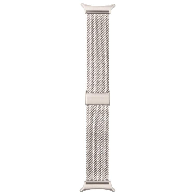 For Samsung Galaxy Watch Ultra 47mm / Ultra 2025 Integrated Buckle Embossed Milanese Metal Watch Band