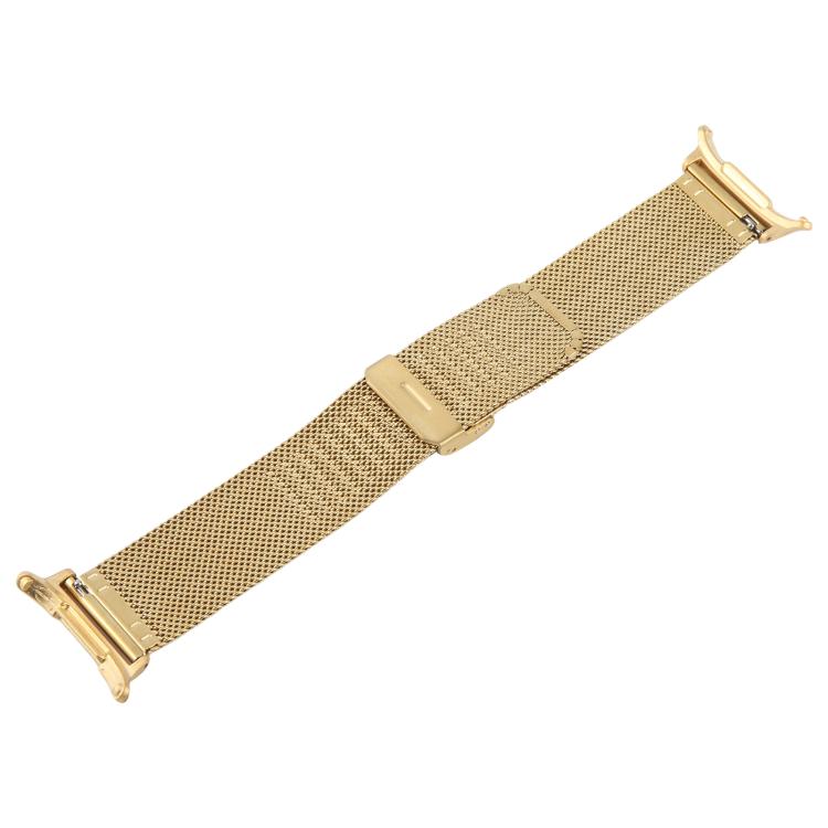For Samsung Galaxy Watch Ultra 47mm / Ultra 2025 Integrated Buckle Embossed Milanese Metal Watch Band