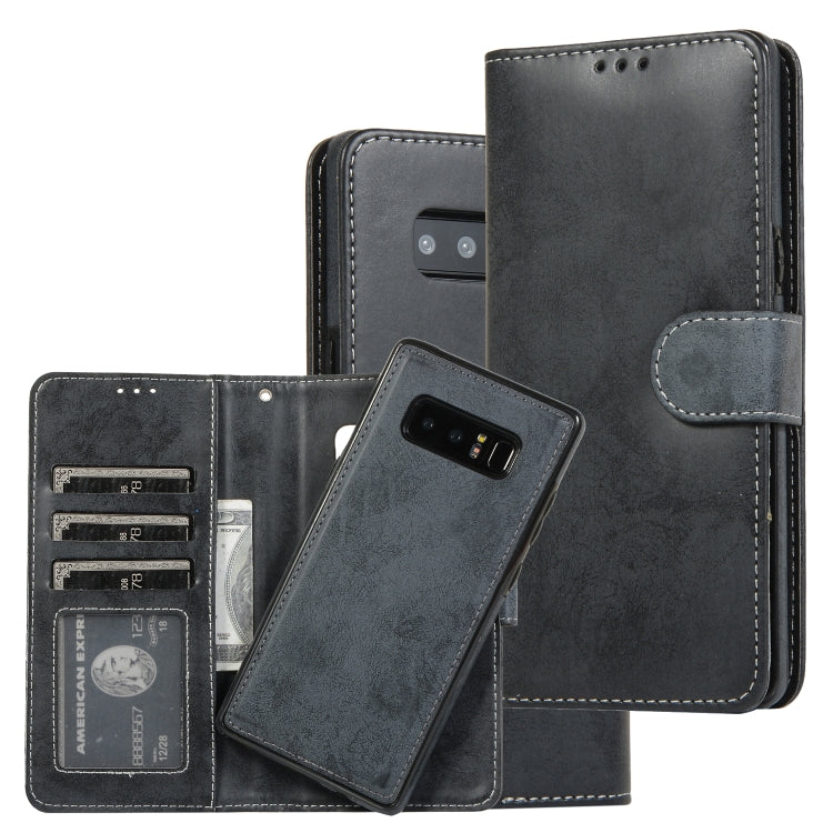 For Samsung Galaxy Note8 Retro 2 in 1 Detachable Magnetic Horizontal Flip TPU + PU Leather Case with Holder & Card Slots & Photo Frame & Wallet
