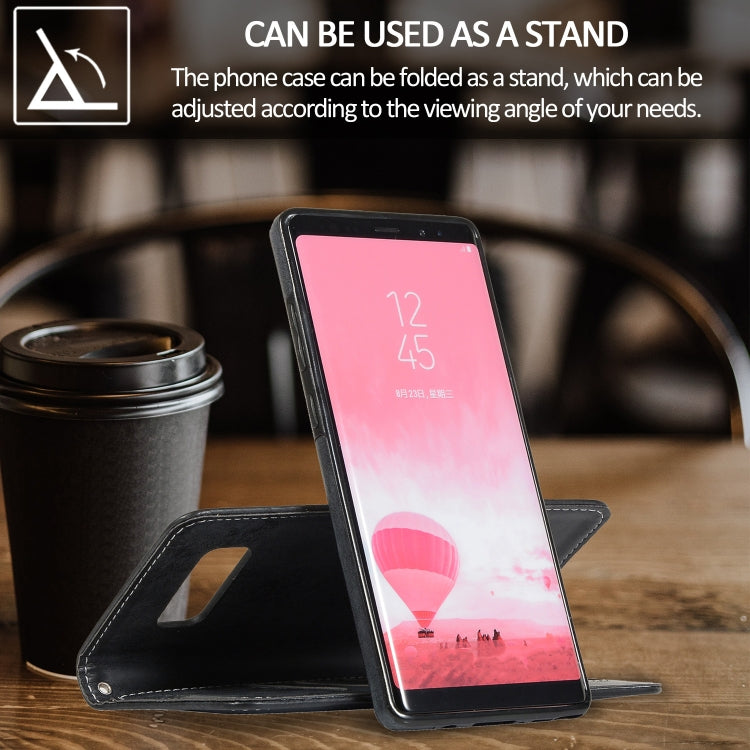 For Samsung Galaxy Note8 Retro 2 in 1 Detachable Magnetic Horizontal Flip TPU + PU Leather Case with Holder & Card Slots & Photo Frame & Wallet