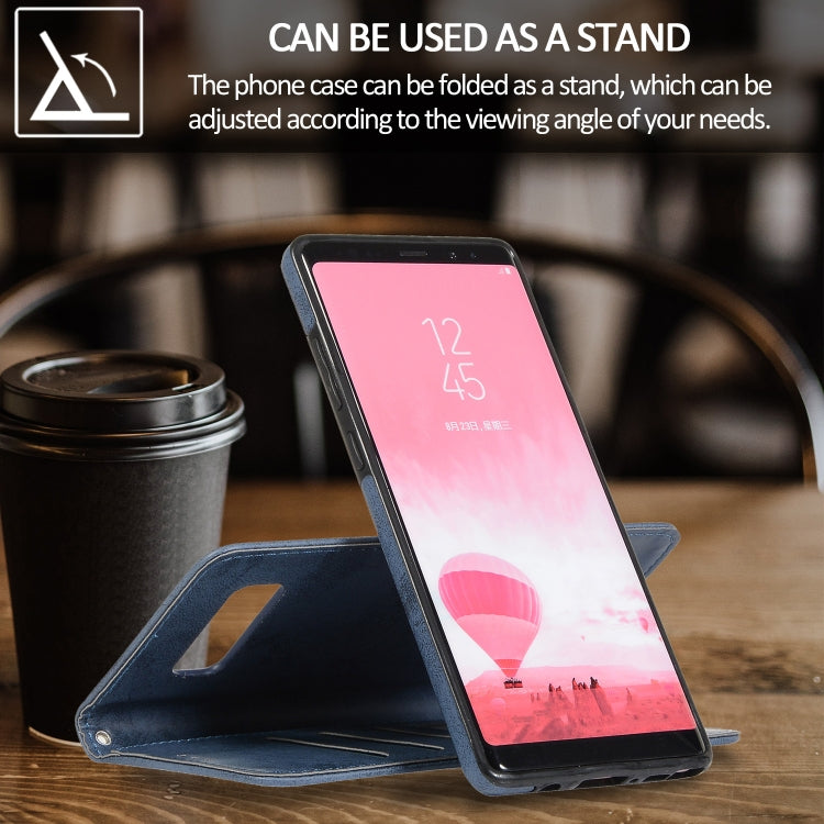 For Samsung Galaxy Note8 Retro 2 in 1 Detachable Magnetic Horizontal Flip TPU + PU Leather Case with Holder & Card Slots & Photo Frame & Wallet
