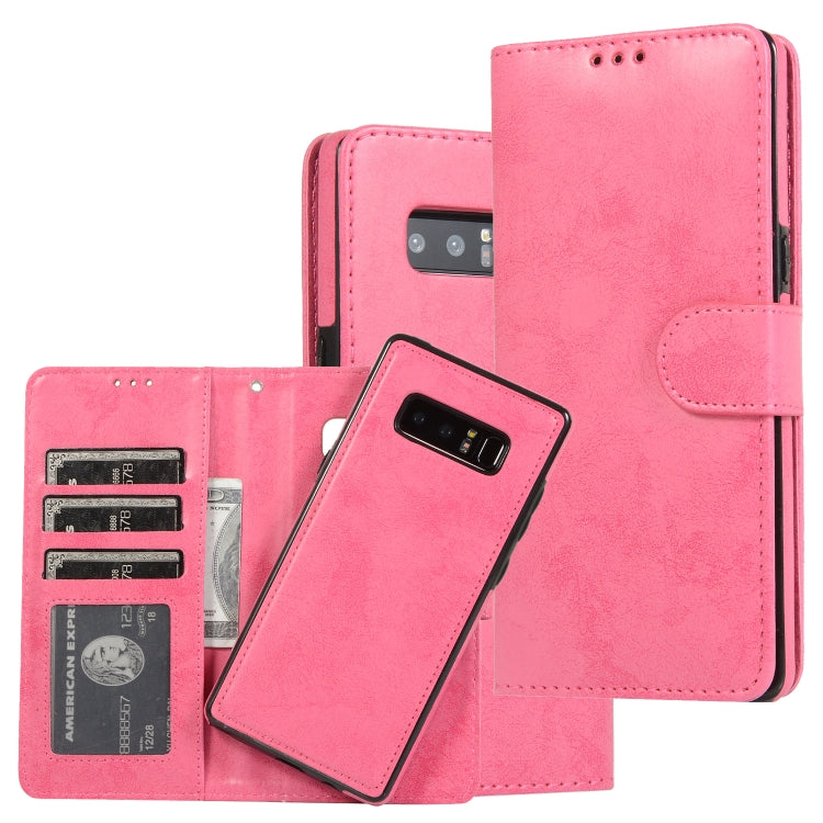 For Samsung Galaxy Note8 Retro 2 in 1 Detachable Magnetic Horizontal Flip TPU + PU Leather Case with Holder & Card Slots & Photo Frame & Wallet