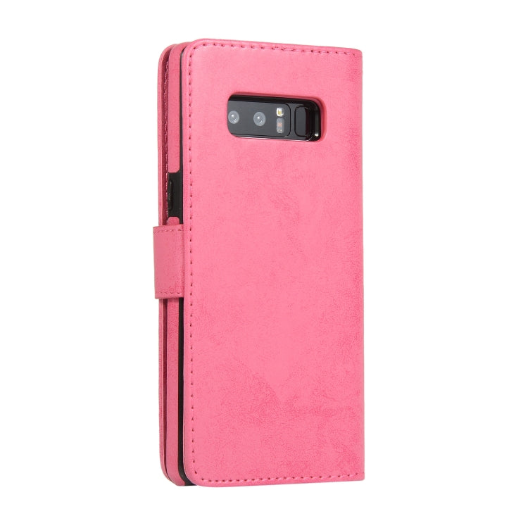 For Samsung Galaxy Note8 Retro 2 in 1 Detachable Magnetic Horizontal Flip TPU + PU Leather Case with Holder & Card Slots & Photo Frame & Wallet