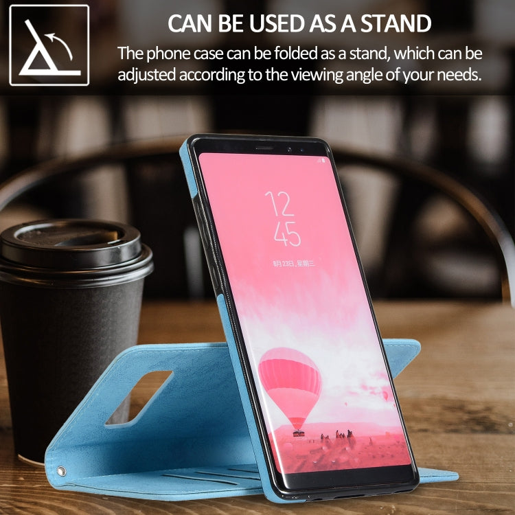 For Samsung Galaxy Note8 Retro 2 in 1 Detachable Magnetic Horizontal Flip TPU + PU Leather Case with Holder & Card Slots & Photo Frame & Wallet