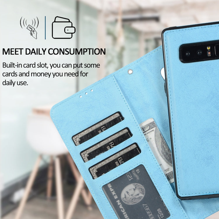For Samsung Galaxy Note8 Retro 2 in 1 Detachable Magnetic Horizontal Flip TPU + PU Leather Case with Holder & Card Slots & Photo Frame & Wallet