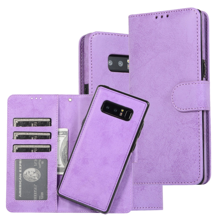 For Samsung Galaxy Note8 Retro 2 in 1 Detachable Magnetic Horizontal Flip TPU + PU Leather Case with Holder & Card Slots & Photo Frame & Wallet