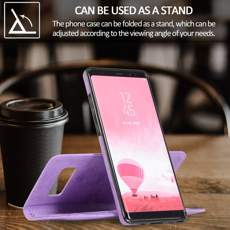 For Samsung Galaxy Note8 Retro 2 in 1 Detachable Magnetic Horizontal Flip TPU + PU Leather Case with Holder & Card Slots & Photo Frame & Wallet
