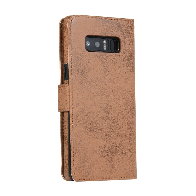For Samsung Galaxy Note8 Retro 2 in 1 Detachable Magnetic Horizontal Flip TPU + PU Leather Case with Holder & Card Slots & Photo Frame & Wallet