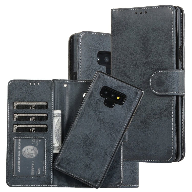 For Samsung Galaxy Note9 Retro 2 in 1 Detachable Magnetic Horizontal Flip TPU + PU Leather Case with Holder & Card Slots & Photo Frame & Wallet