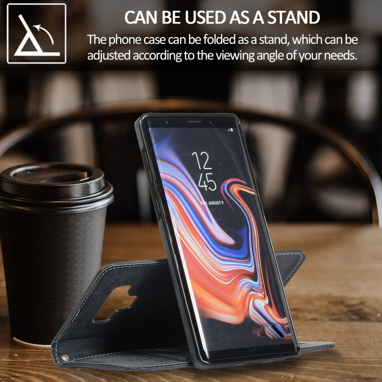 For Samsung Galaxy Note9 Retro 2 in 1 Detachable Magnetic Horizontal Flip TPU + PU Leather Case with Holder & Card Slots & Photo Frame & Wallet