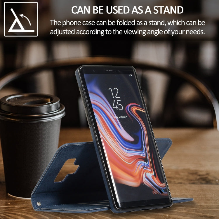 For Samsung Galaxy Note9 Retro 2 in 1 Detachable Magnetic Horizontal Flip TPU + PU Leather Case with Holder & Card Slots & Photo Frame & Wallet