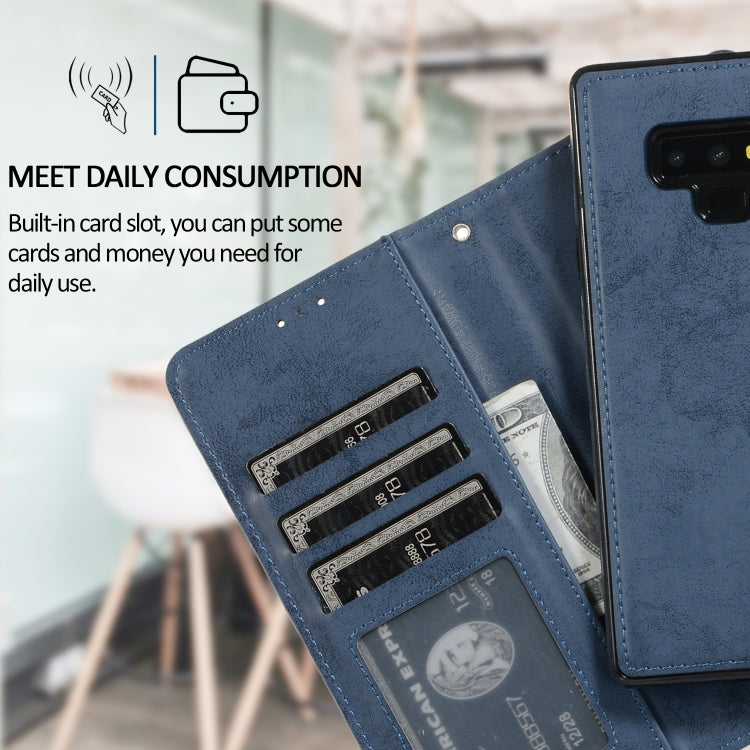 For Samsung Galaxy Note9 Retro 2 in 1 Detachable Magnetic Horizontal Flip TPU + PU Leather Case with Holder & Card Slots & Photo Frame & Wallet