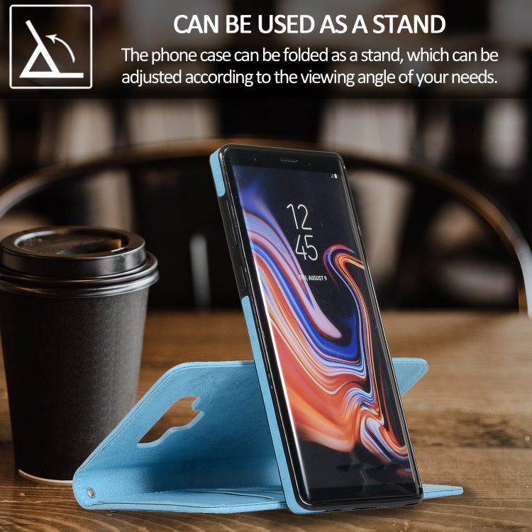 For Samsung Galaxy Note9 Retro 2 in 1 Detachable Magnetic Horizontal Flip TPU + PU Leather Case with Holder & Card Slots & Photo Frame & Wallet