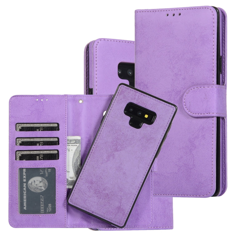 For Samsung Galaxy Note9 Retro 2 in 1 Detachable Magnetic Horizontal Flip TPU + PU Leather Case with Holder & Card Slots & Photo Frame & Wallet