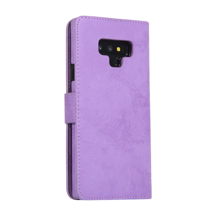For Samsung Galaxy Note9 Retro 2 in 1 Detachable Magnetic Horizontal Flip TPU + PU Leather Case with Holder & Card Slots & Photo Frame & Wallet