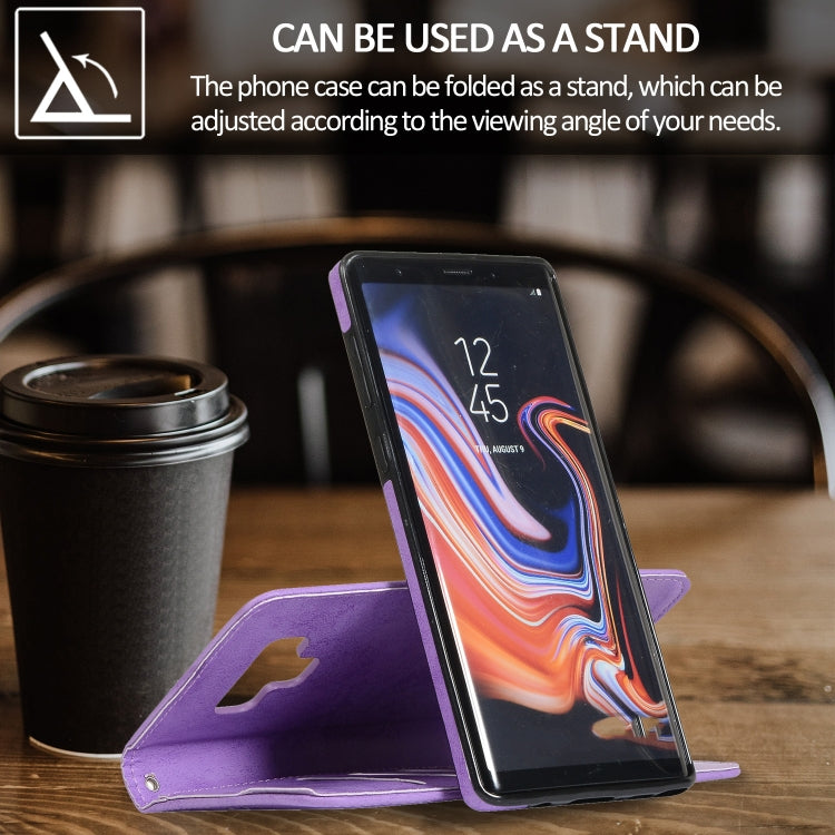 For Samsung Galaxy Note9 Retro 2 in 1 Detachable Magnetic Horizontal Flip TPU + PU Leather Case with Holder & Card Slots & Photo Frame & Wallet