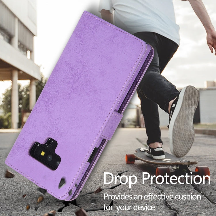 For Samsung Galaxy Note9 Retro 2 in 1 Detachable Magnetic Horizontal Flip TPU + PU Leather Case with Holder & Card Slots & Photo Frame & Wallet