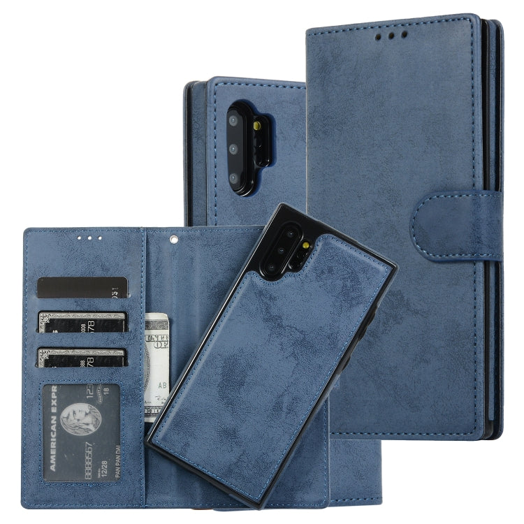 For Samsung Galaxy Note10+ Retro 2 in 1 Detachable Magnetic Horizontal Flip TPU + PU Leather Case with Holder & Card Slots & Photo Frame & Wallet