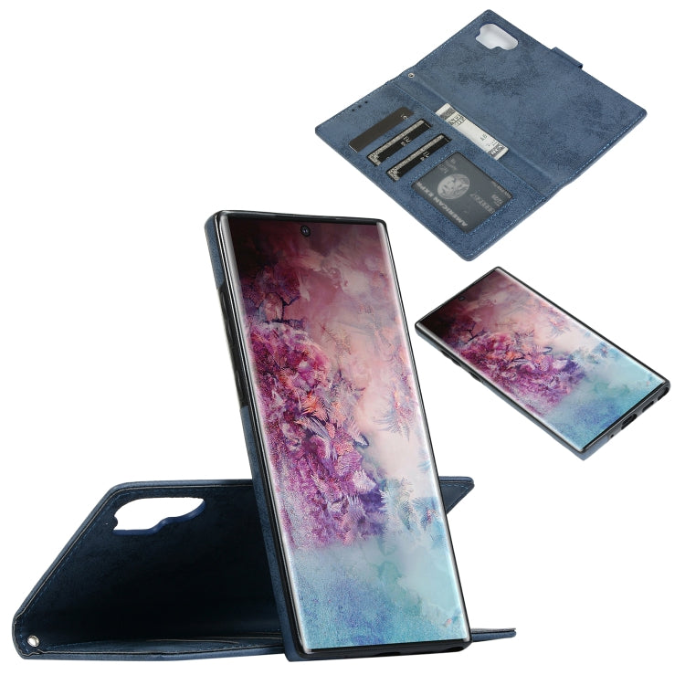 For Samsung Galaxy Note10+ Retro 2 in 1 Detachable Magnetic Horizontal Flip TPU + PU Leather Case with Holder & Card Slots & Photo Frame & Wallet