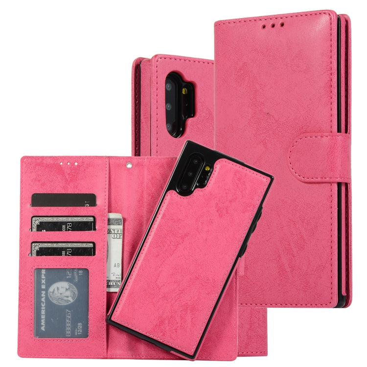 For Samsung Galaxy Note10+ Retro 2 in 1 Detachable Magnetic Horizontal Flip TPU + PU Leather Case with Holder & Card Slots & Photo Frame & Wallet