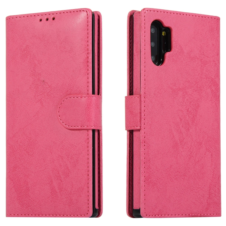 For Samsung Galaxy Note10+ Retro 2 in 1 Detachable Magnetic Horizontal Flip TPU + PU Leather Case with Holder & Card Slots & Photo Frame & Wallet