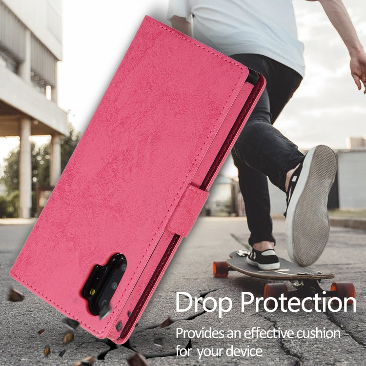 For Samsung Galaxy Note10+ Retro 2 in 1 Detachable Magnetic Horizontal Flip TPU + PU Leather Case with Holder & Card Slots & Photo Frame & Wallet