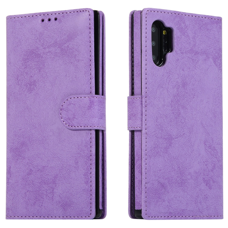 For Samsung Galaxy Note10+ Retro 2 in 1 Detachable Magnetic Horizontal Flip TPU + PU Leather Case with Holder & Card Slots & Photo Frame & Wallet