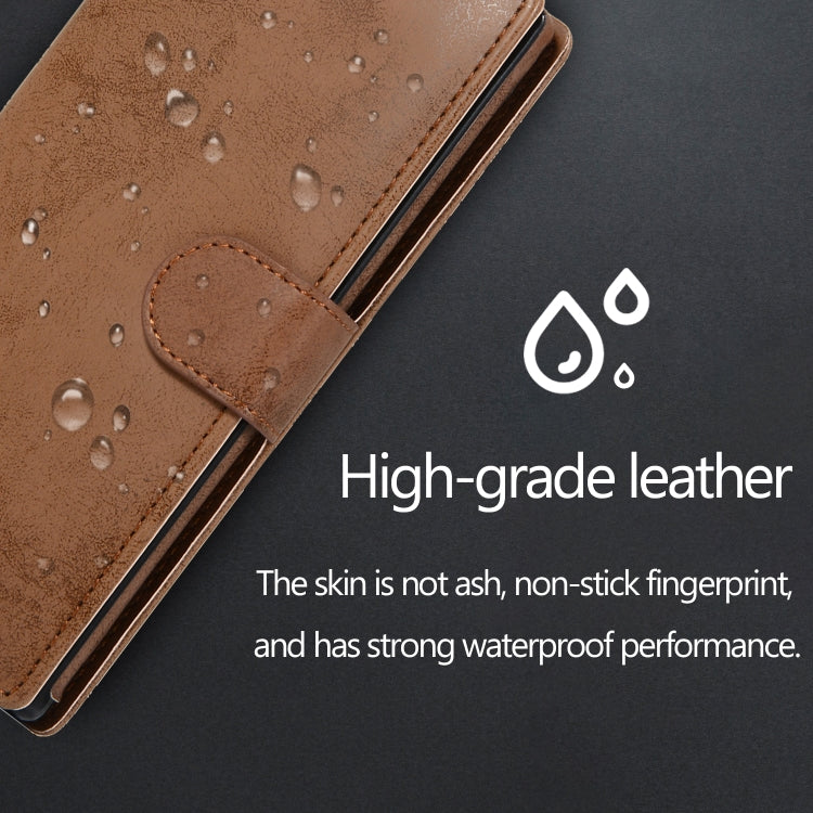 For Samsung Galaxy Note10+ Retro 2 in 1 Detachable Magnetic Horizontal Flip TPU + PU Leather Case with Holder & Card Slots & Photo Frame & Wallet