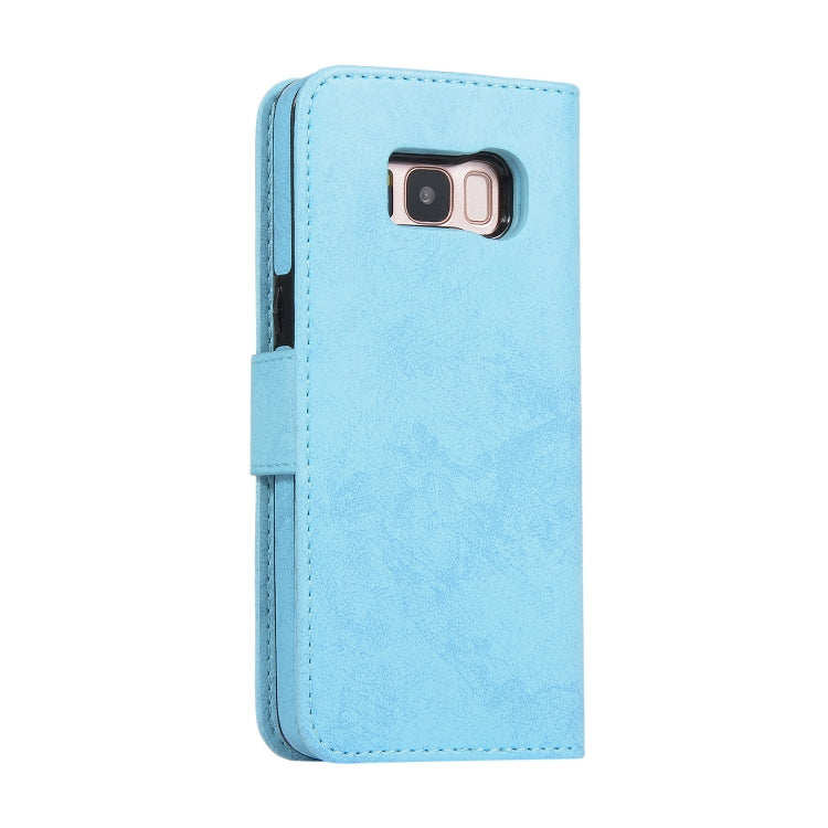 For Samsung Galaxy S8 Retro 2 in 1 Detachable Magnetic Horizontal Flip TPU + PU Leather Case with Holder & Card Slots & Photo Frame & Wallet