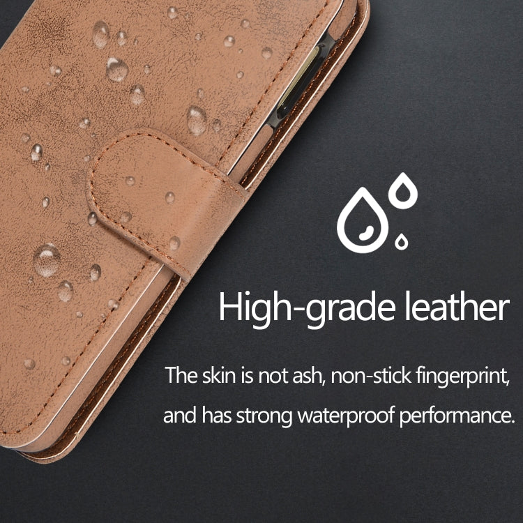 For Samsung Galaxy S8 Retro 2 in 1 Detachable Magnetic Horizontal Flip TPU + PU Leather Case with Holder & Card Slots & Photo Frame & Wallet