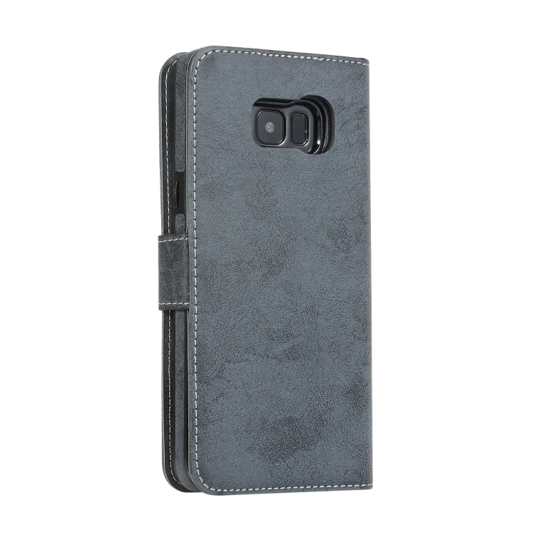 For Samsung Galaxy S8+ Retro 2 in 1 Detachable Magnetic Horizontal Flip TPU + PU Leather Case with Holder & Card Slots & Photo Frame & Wallet