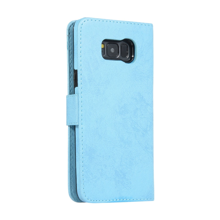 For Samsung Galaxy S8+ Retro 2 in 1 Detachable Magnetic Horizontal Flip TPU + PU Leather Case with Holder & Card Slots & Photo Frame & Wallet