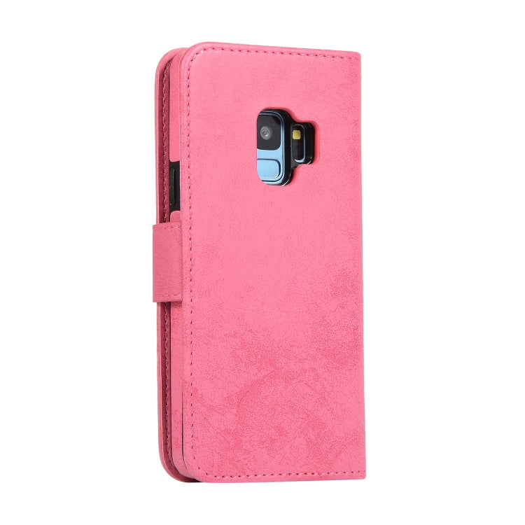 For Samsung Galaxy S9 Retro 2 in 1 Detachable Magnetic Horizontal Flip TPU + PU Leather Case with Holder & Card Slots & Photo Frame & Wallet