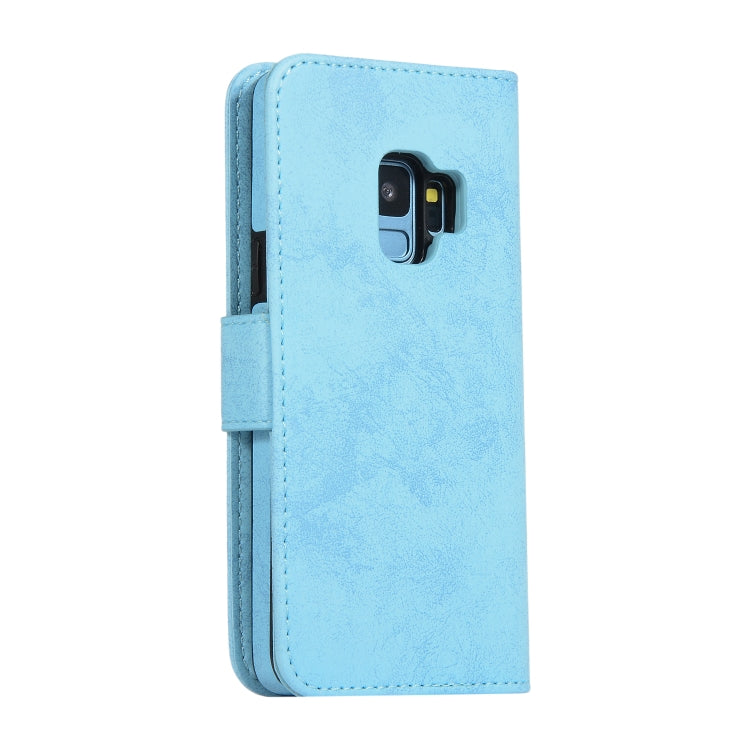 For Samsung Galaxy S9+ Retro 2 in 1 Detachable Magnetic Horizontal Flip TPU + PU Leather Case with Holder & Card Slots & Photo Frame & Wallet