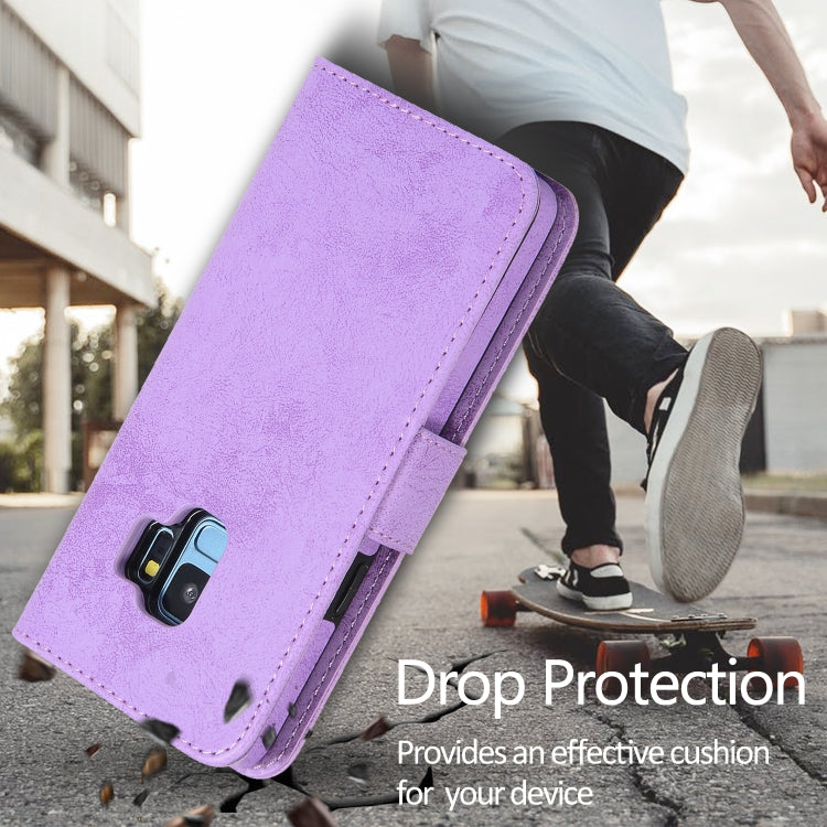 For Samsung Galaxy S9+ Retro 2 in 1 Detachable Magnetic Horizontal Flip TPU + PU Leather Case with Holder & Card Slots & Photo Frame & Wallet