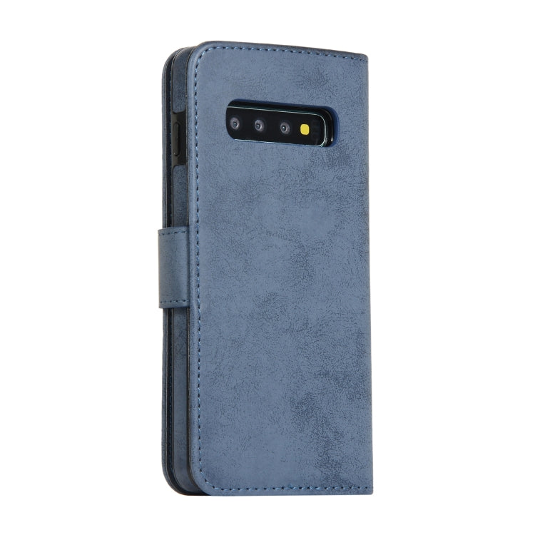 For Samsung Galaxy S10 Retro 2 in 1 Detachable Magnetic Horizontal Flip TPU + PU Leather Case with Holder & Card Slots & Photo Frame & Wallet
