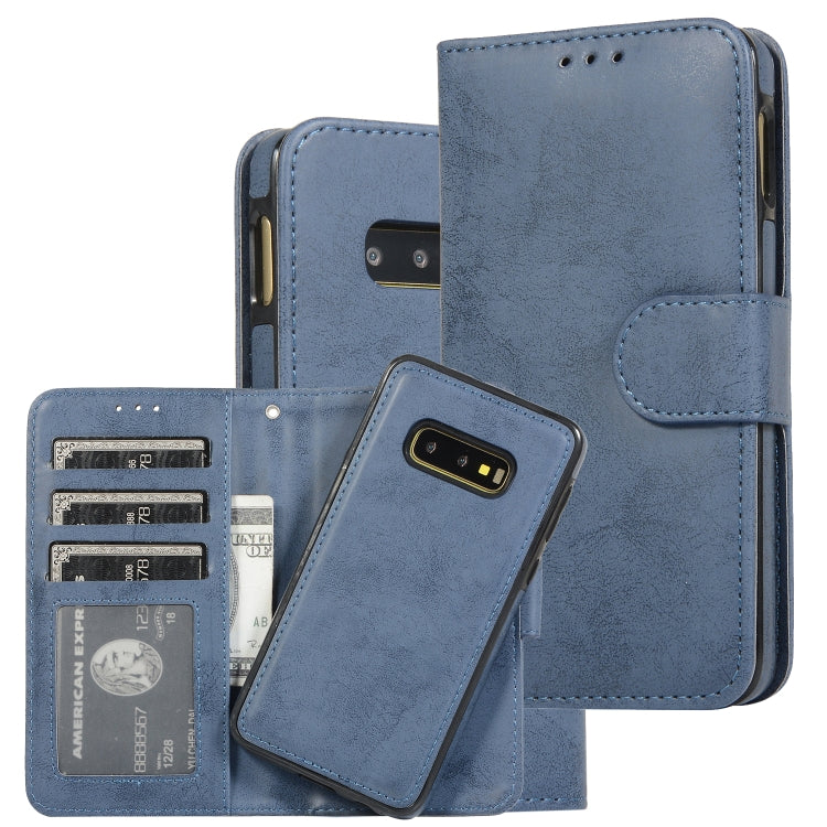 For Samsung Galaxy S10e Retro 2 in 1 Detachable Magnetic Horizontal Flip TPU + PU Leather Case with Holder & Card Slots & Photo Frame & Wallet