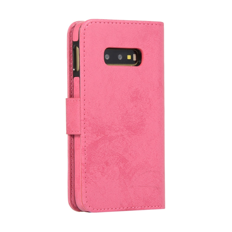 For Samsung Galaxy S10e Retro 2 in 1 Detachable Magnetic Horizontal Flip TPU + PU Leather Case with Holder & Card Slots & Photo Frame & Wallet