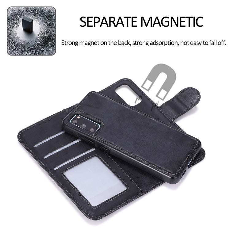 For Samsung Galaxy S20 Retro 2 in 1 Detachable Magnetic Horizontal Flip TPU + PU Leather Case with Holder & Card Slots & Photo Frame & Wallet
